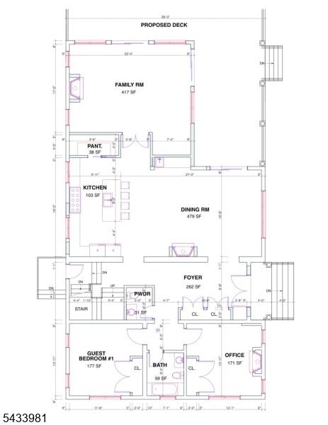 1st Floor Plan