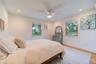 One of three light-filled and spacious bedrooms