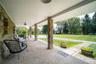 Oversized covered-front porch offers plenty of space for relaxing!