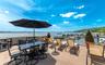 Around pool for outdoor dining/ barbecuing