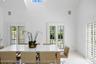 Vaulted Ceiling, French Doors with Dormer window bring in light all day