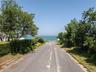 Street to premier beachfront parcel.