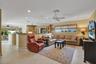 Family room, kitchen and breakfast nook in the distance