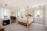 Second bedroom overlooks the front of the house
