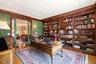 Library has built in bookshelves