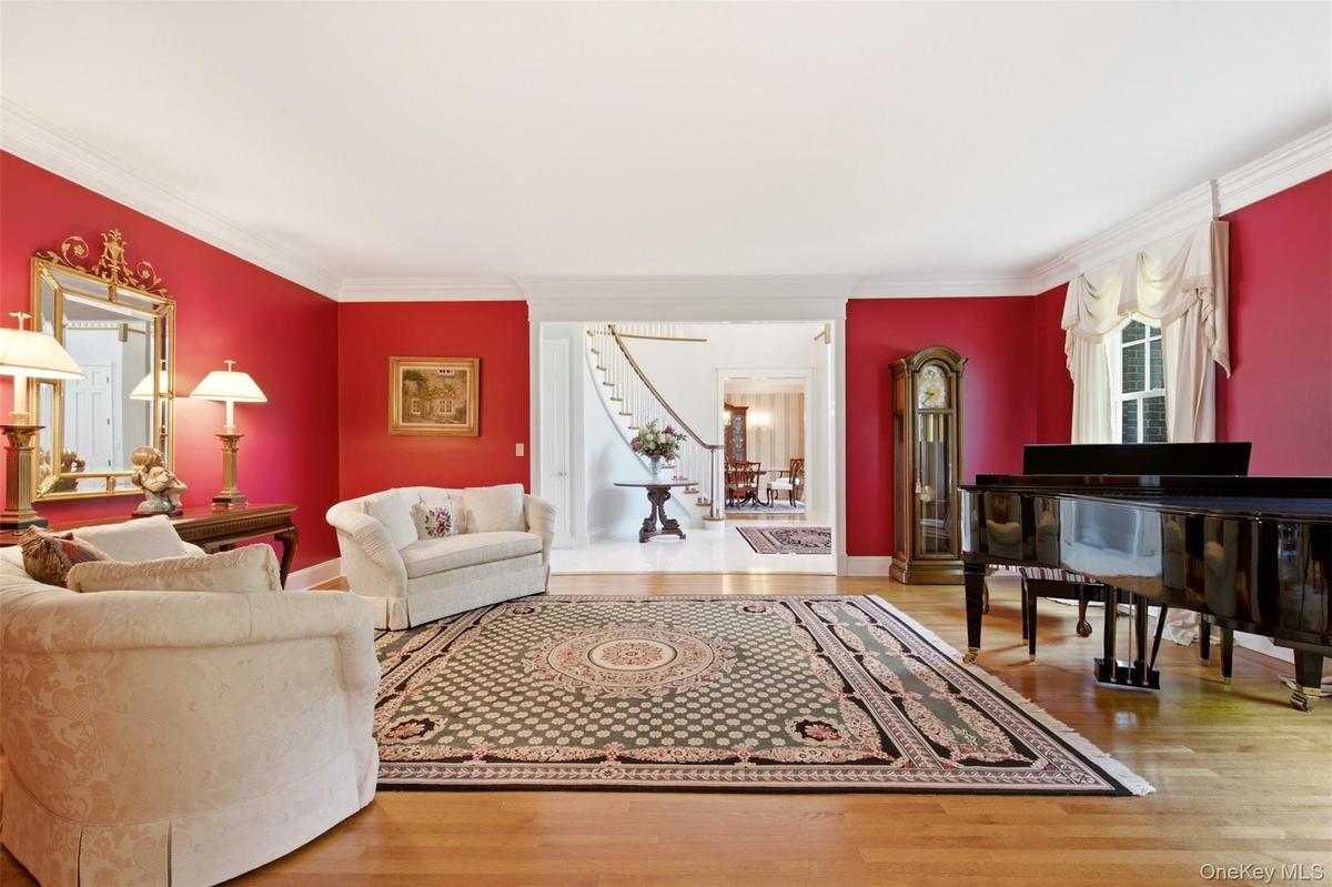 Music room off the entry foyer