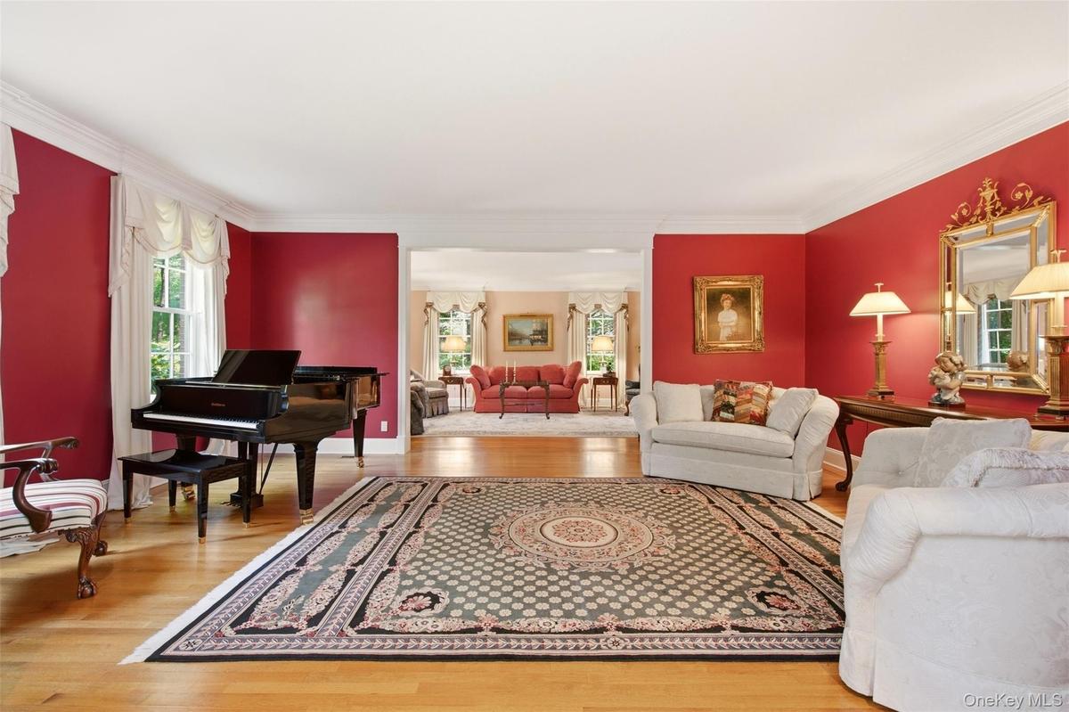 Music room flows into the Living Room