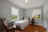 First Floor bedroom with en suite bath off the kitchen area