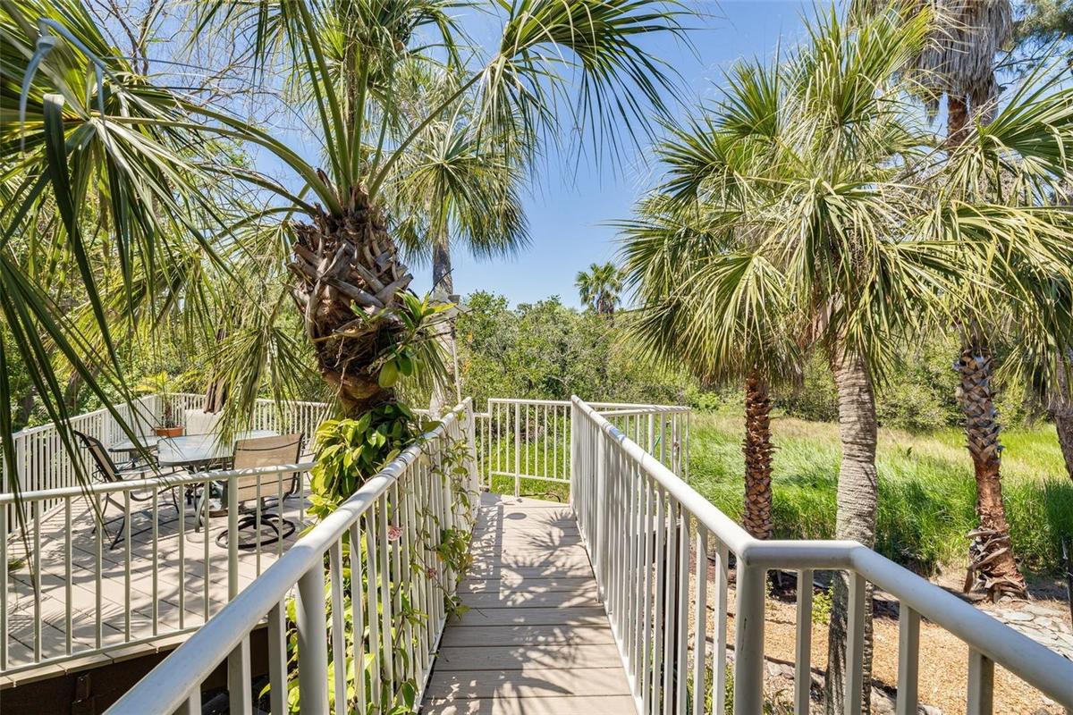 Spacious Deck off the Family Room / Tree House Room