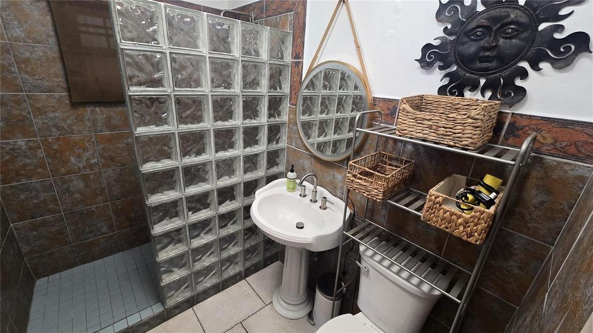 Bathroom, Downstairs 3 Bedroom Apartment