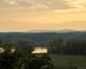 Mountain view with a water view and a forest view