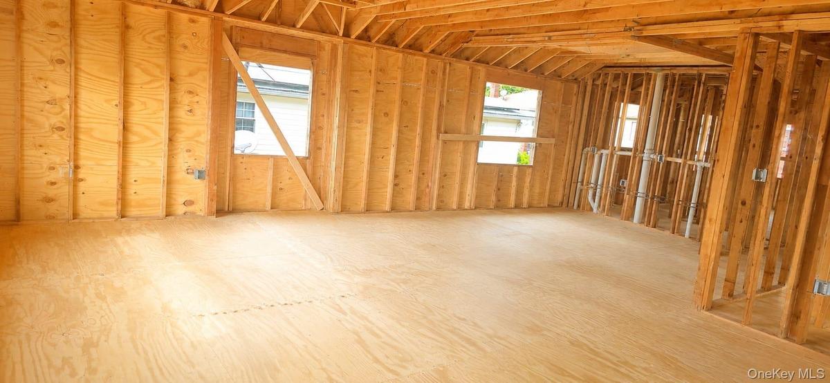 Living room and open concept kitchen