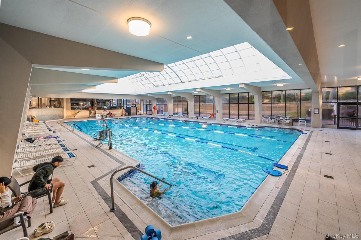 View of indoor community pool