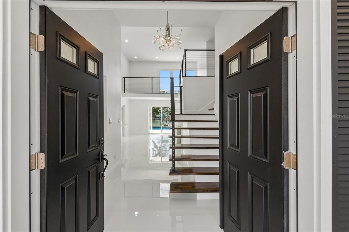 Stunning water views as soon as you walk in the door