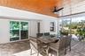 Exterior dining area