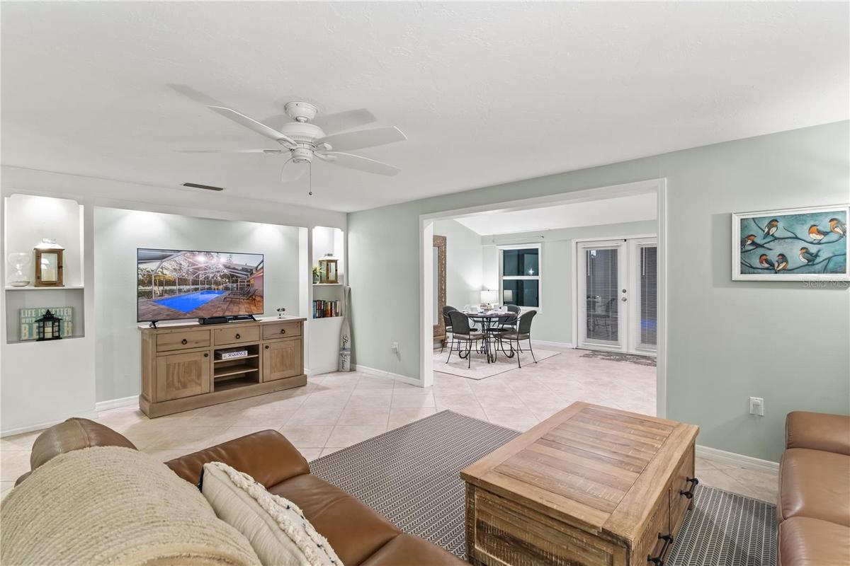 Spacious family room