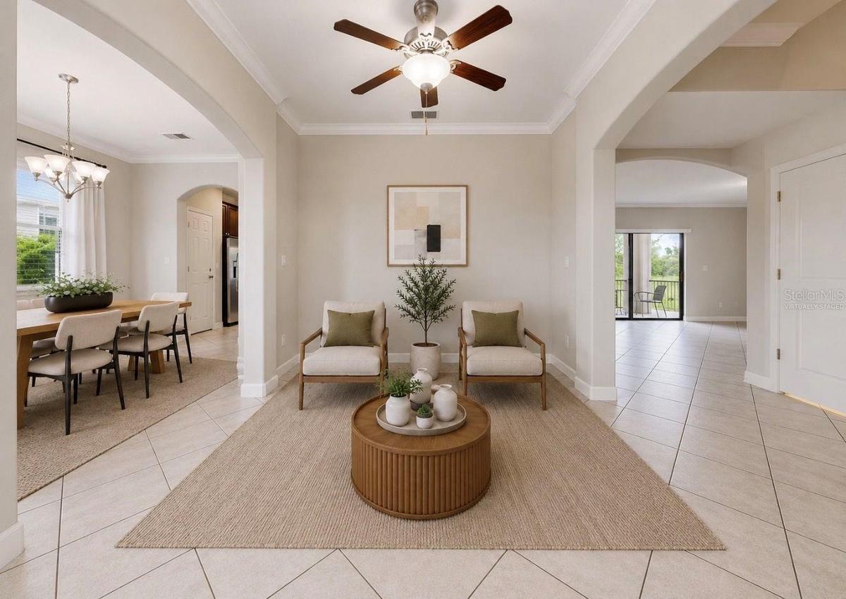 Foyer Sitting Area *virtually staged