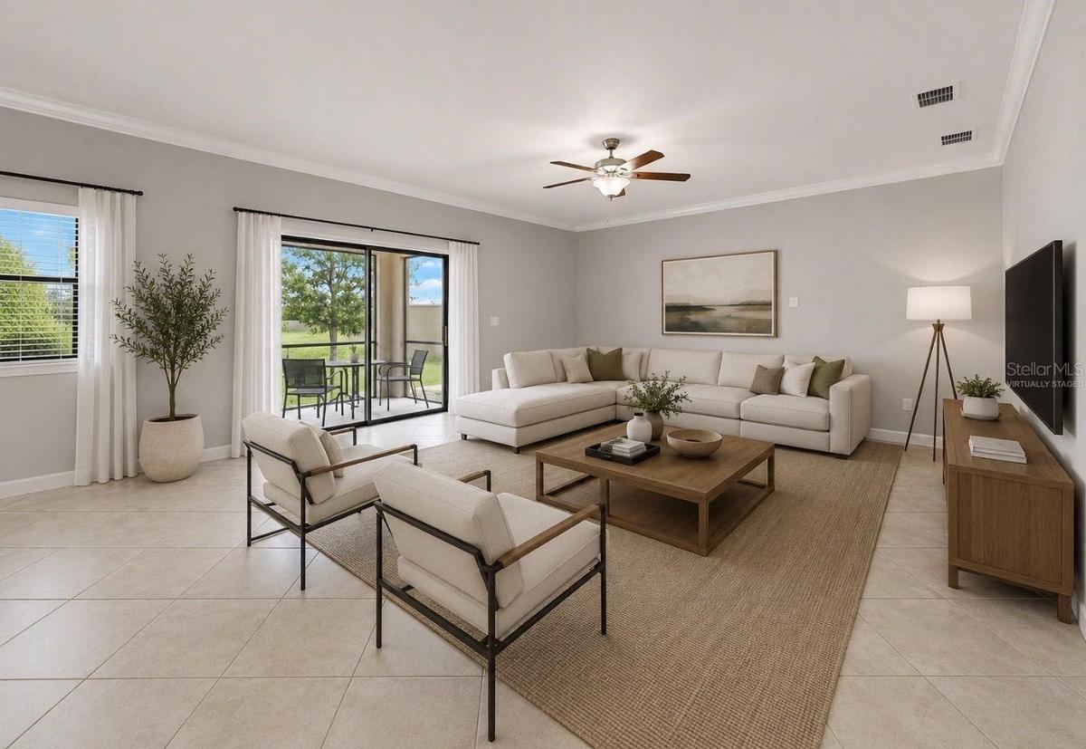 Living Area *virtually staged