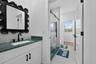 Bathroom jack and Jill style between bedrooms 2 & 3