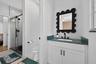 Bathroom jack and Jill style between bedrooms 2 & 3