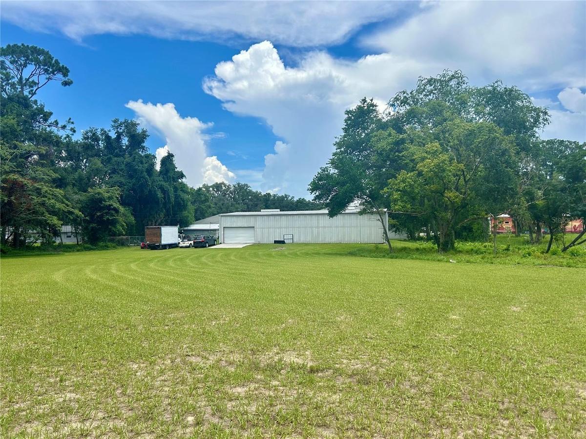 Large yard for equipment