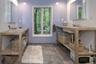 Two separate vanities