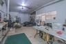 Rear shop space with wood burning stove
