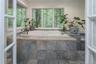 Separate room with Jacuzzi and walls of windows