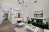 Reception area virtually staged