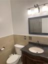 The Hall Bath (on the 3rd Floor) with beautifully tiled walls and bathtub.