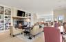 The Open Floor Plan with Large Fireplace is Inviting and Perfect for Entertaining