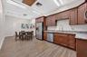 Kitchen and breakroom virtually staged
