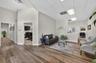 Reception area and hallway to conference room, annex offices and bathrooms