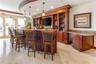 KITCHEN AND BAR AREA IN CLUB ROOM