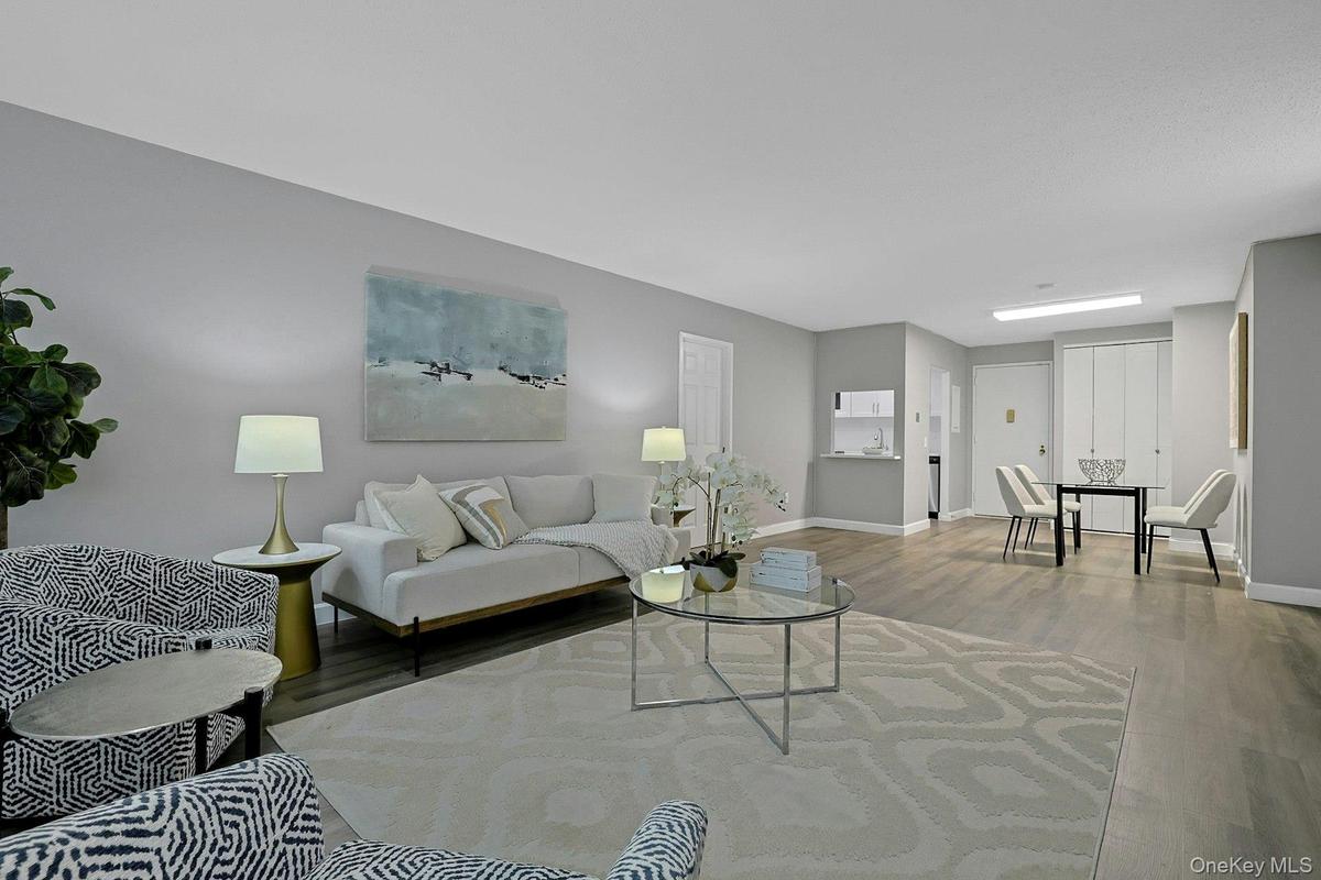 open floor plan with room for dining table