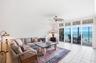 Living room overlooking the beach