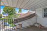 Detailed view of a shingled roof