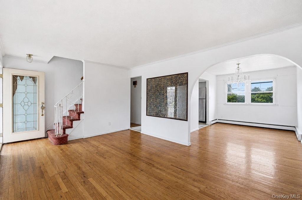 Living room and Dining room