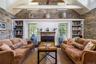 Original stone walls, vaulted ceiling and wood-burning fireplace