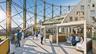 5th floor residents' terrace at The Halo with panoramic view over the Kia Oval Cricket Ground