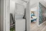 Apartment private laundry area