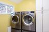1st floor laundry off the kitchen