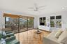 Guest Level Living Room with Sliding Doors to the Balcony
