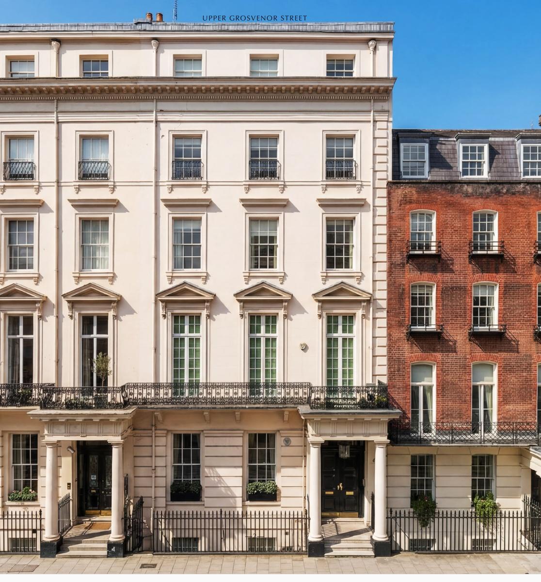 Upper Grosvenor Street Duplex for Sale - Exterior Facade