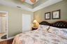 Guest Bedroom en-suite  #2 with walk -in closet & full bath with tub/shower