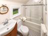 Bathroom adjoining the bedroom over the garage