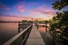 Sunset over your private dock
