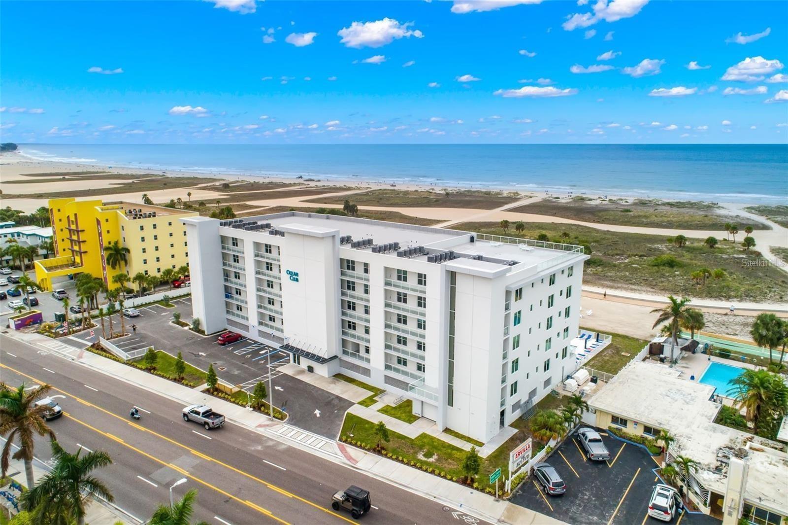 Completed in October 2023, this is one of the best-positioned units in the entire building, offering unobstructed beach and water views from a spaciou