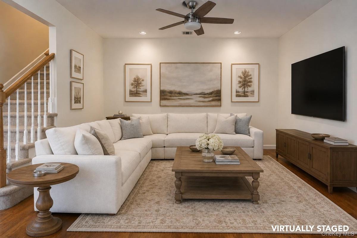 Virtually Staged Living Room