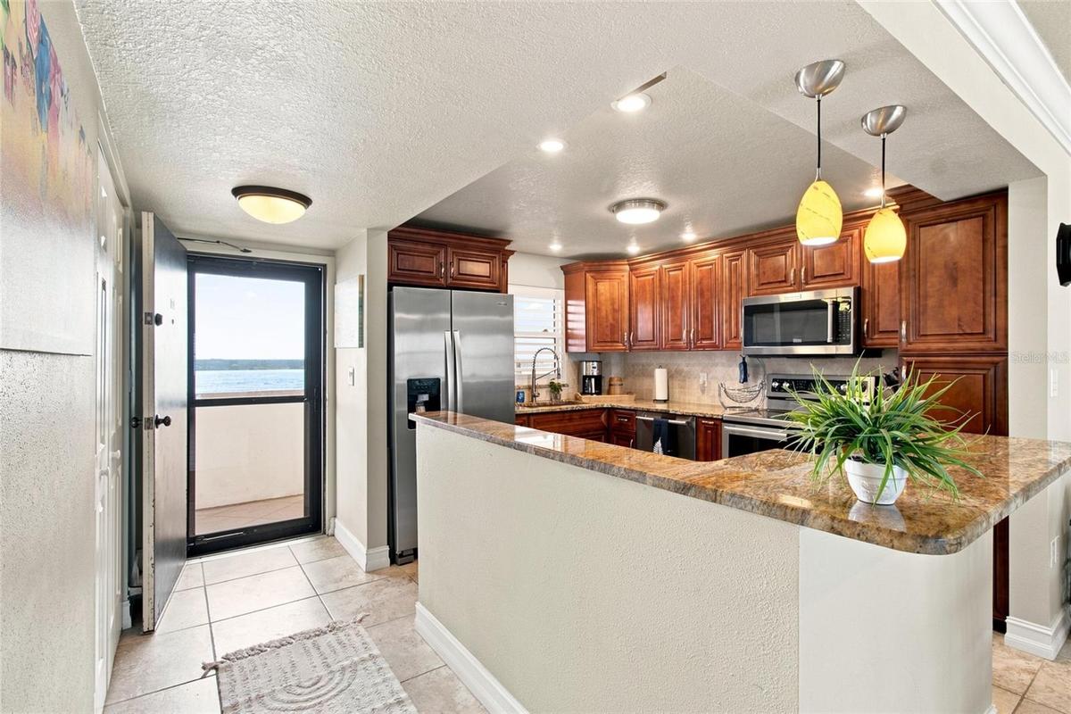Remodeled Kitchen with Intracostal views and front patio!